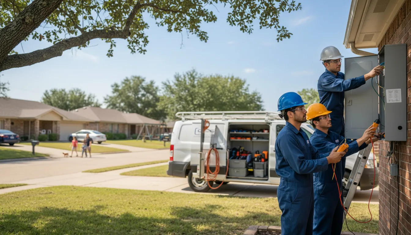 Certified electrician providing emergency electrical services in Amistad, NM